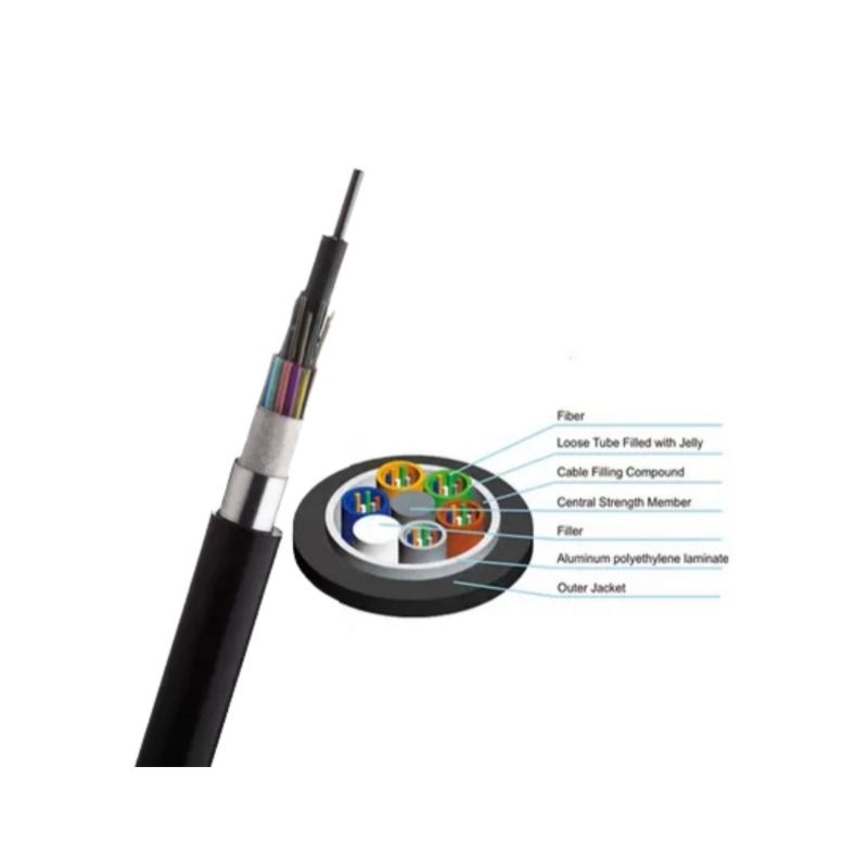 Underground Duct Traditional Unarmored Fiber Optic Cable GYFTY